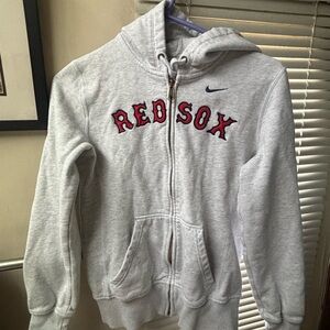 Nike Gray Red Sox Hoodie